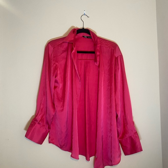 Zara Tops - Zara Silky Button Down